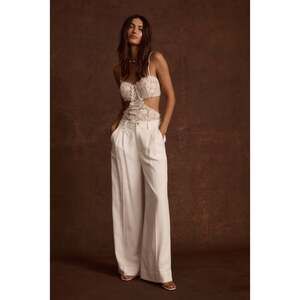 12th Tribe Princesa White Lace Bodysuit Size XSXS